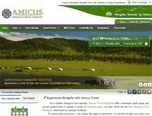 Tablet Screenshot of amicusmongolia.com